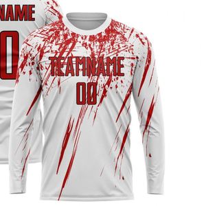 NEW Lightweight <b>Long</b> Sleeve Soccer Jersey Football Shirt Splash Pattern Team Sports Wear for Club <b>Matches</b> Training Tournaments - Product Image 2
