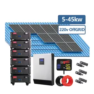 5-45kw solar kit off grid hybrid home power Solar Energy System EU Standard Customized solution