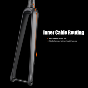 700C giảm dần sợi Carbon Đường đĩa Ngã Ba 100*12mm thru trục phía trước ngã ba cho xe đạp đường - Product Image 3