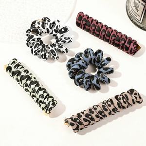 Vente en gros Outil de <span class=keywords><strong>coiffure</strong></span> de bonne qualité Cravate pour <span class=keywords><strong>cheveux</strong></span> pour femmes Spirale Longue queue de cheval Chouchous pour <span class=keywords><strong>cheveux</strong></span> de filles - Product Image 3