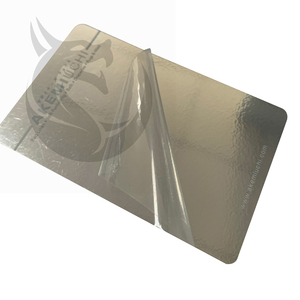High Quality Stainless Steel Waterproof Digital NFC Hybrid Contactless Business Card Mini Tag 13.56MHz RFID Metal Card - Product Image 6