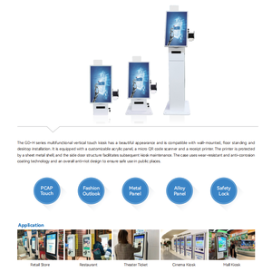 15 15.6 16 21 21.5 <span class=keywords><strong>22</strong></span> 23.8 24 inch Máy tính để bàn Màn hình cảm ứng tất cả-trong-một đặt hàng thiết bị đầu cuối thanh toán kiốt tự dịch vụ kiosk - Product Image 3