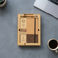 Coffret Cadeau d'Affaires en Cuir PU Écologique Liviya avec Logo Personnalisé et Boîte Cadeau Colorée - Saint-Valentin/Remise de Diplôme - Carnet, Stylo, Appareil Numérique