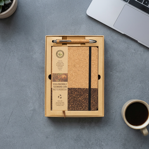 Set de Regalo Empresarial Liviya de Cuero PU Ecológico, Caja de Regalo con Logotipo y Color Personalizados - Cuaderno, Bolígrafo y Digital para San Valentín/Graduación - Product Image 2