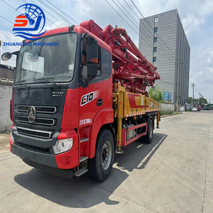 Camion pompe à béton d'occasion de haute qualité, de marque chinoise d'origine importée, Sany Zoomlion, de 46m à 63m, personnalisable, à vendre. - Product Image 1