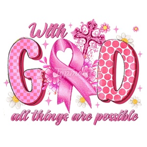 Ella es una luchadora fuerte y hermosa con pegatinas de tela de Dios Prensa de calor personalizada Impresión Dtf Hierro en transferencias - Product Image 3