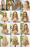 Densité 300% Ombre # Perruques de cheveux humains blondes 613, ondulées, 20 pouces, avec dentelle frontale HD transparente 13x4, cheveux Remy pour femmes