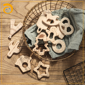 Mordedor de madera de haya Natural personalizado <span class=keywords><strong>para</strong></span> bebé, juguete de dentición al <span class=keywords><strong>por</strong></span> <span class=keywords><strong>mayor</strong></span> - Product Image 2
