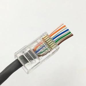 Kabel Konektor Ethernet Cat6 UTP <span class=keywords><strong>RJ45</strong></span> Berkinerja Tinggi Blok Terminal Bersertifikasi Pabrik - Product Image 4
