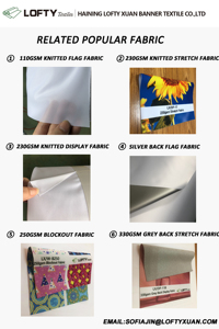 280gsm Dye Sublimation 4 Way Stretch Fabric for Flexible Stretch Display Counter - Product Image 3