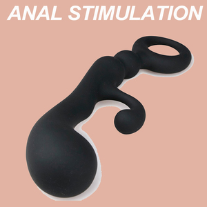 Jouets sexuels, masseur de prostate, bouchons anaux, perles anales, jouets, 1 pièce, perles anales fines en silicone, masseur de plug anal, gode, jouet sexuel anal - Product Image 3