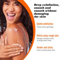 Gel Douche Exfoliant Naturel à l'Extrait de Papaye et de Carotte – Élimine les Peaux Mortes, Éclaircit les Peaux Ternes, Équilibre l'Hydratation