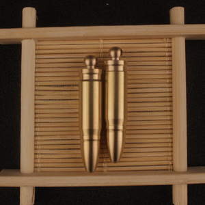 Llavero Colgante de Cuchillo Bala de Latón Estilo Chino Portátil para Coche, Bolso, Hombres y Mujeres - Product Image 4