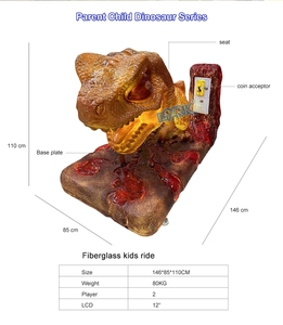Tùy chỉnh Kiddie cơ giới Dino Rides Triceratops đi bộ máy giải trí 6 + năm trẻ em đồng tiền hoạt động trò chơi sân chơi - Product Image 3