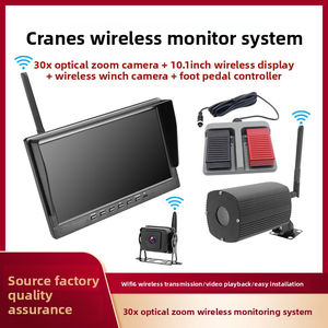 Système de surveillance embarqué <span class=keywords><strong>pour</strong></span> grue à tour avec caméra de surveillance vidéo sans fil, zoom optique 30x et écran tactile ultra-clair de 10 pouces - Product Image 2