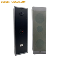 Altavoz de Columna PA Activo de 30W y 8 Ohmios, Altavoz Vertical para Megafonía, Altavoz de Audio para Montaje en Pared Interior