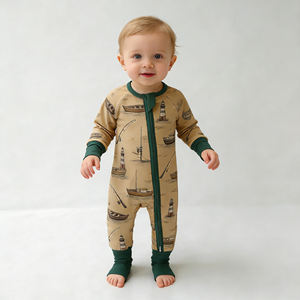 Pijamas de Bambú para Bebé Más Vendidos en 2026, Peleles para Bebé, Ropa para Niños, Pijamas para Niños Pequeños, Ropa de Dormir para Niños y Niñas - Product Image 1