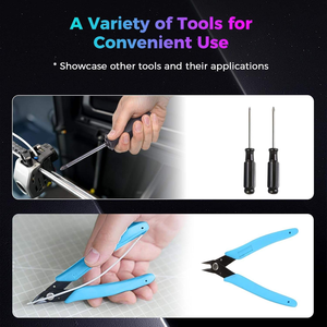 Kit d'outils pour imprimante 3D Creality, 14 pièces, en acier inoxydable, pour le nettoyage, l'assemblage, le démontage et les outils pour filaments - Product Image 5