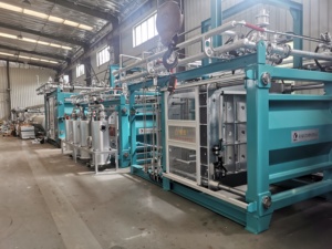 Top Grade tự động EPS bọt hình thành Pallet Máy cho cá hộp cornices icf khối TV gói dây chuyền sản xuất - Product Image 2