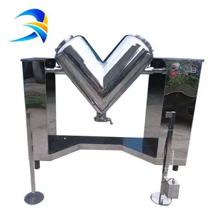 Manufacturer Customized V-shaped Mixer Small Electric High-speed Powder Mixer Stainless Steel V-shaped Mixer Processing