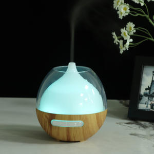 Mini humidificateur YX 313 80ml USB, diffuseur d'huiles essentielles à effet bois, diffuseur d'arômes pour la maison avec lumière - Product Image 2