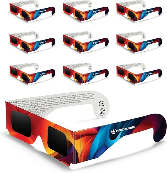 AAS Recommended EU Manufacturer ISO 12312-2 Tested and CE Certified Solar Eclipse Glasses