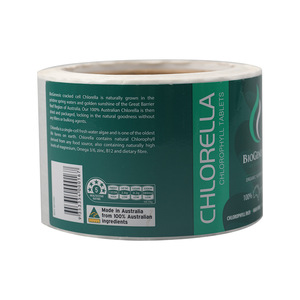 Étiquette alimentaire personnalisée ronde, imperméable, en papier synthétique PP, avec adhésif thermofusible pour emballage - Product Image 1