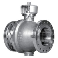 Válvula de Bola de Acero Inoxidable Dúplex 2205, Válvula de Bola de Trunnion Super Dúplex 2507 API 6D para Uso en Alta Mar
