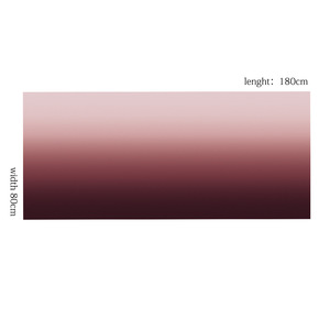 High Quality Premium Modal Rayon Hijab Wide Rimmed Thin Hand Painted Gradient Colored Wrap Breathable <b>for</b> Traditional <b>Shawls</b> - Product Image 3