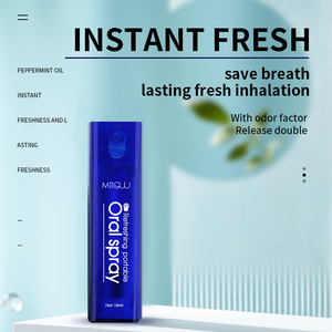 Spray rafraîchissant <span class=keywords><strong>pour</strong></span> <span class=keywords><strong>la</strong></span> <span class=keywords><strong>bouche</strong></span> OEM, élimination des odeurs et de <span class=keywords><strong>la</strong></span> mauvaise haleine, rafraîchissant, portable, menthe fraîche, spray buccal <span class=keywords><strong>parfum</strong></span>é - Product Image 2