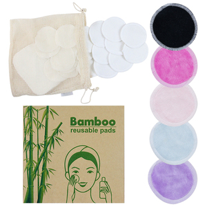 Tampons démaquillants lavables pour le visage, écologiques, meilleurs tampons en <span class=keywords><strong>coton</strong></span> réutilisables, tampons démaquillants naturels sans produits chimiques - Product Image 1