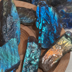 Kit de Sanación de Chakras con Labradorita Natural, 7 Minerales de Chakra, Cristales de Cuarzo Hechos a Mano para Meditación, Energía Wicca - Product Image 3
