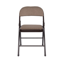 Chaises pliantes empilables de couleur bleue de tissu de bureau de mariage extérieur bon marché pour des événements