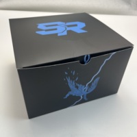 Boîtes en papier personnalisées pour chapeaux, design sur mesure, finition mate, impression de logo, boîtes noires, vente chaude