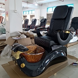 Chaises de spa pour pédicure et massage des pieds Kisen, vente chaude, personnalisées en usine, sans tuyauterie, sans plomberie, luxe, blanc, noir, gris, rouge, rose - Product Image 6