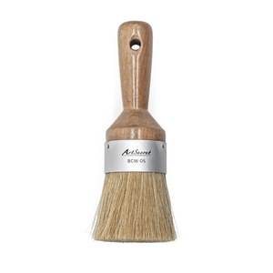 Artsecret 1 <span class=keywords><strong>pinceau</strong></span> à craie et cire, grande taille, poils ronds, pour <span class=keywords><strong>peinture</strong></span> à l'huile, décoration intérieure, outil de <span class=keywords><strong>peinture</strong></span> et de cirage DIY BCW-05 - Product Image 3