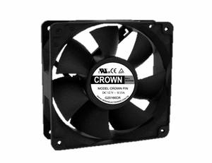 Ventilador Axial Eléctrico de CC T1 con Rodamiento de Bolas Crown 12038, de Plástico OEM para Inversor - Product Image 6
