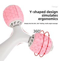 La cara de EVA en forma de Y más vendida para Roller Stick, nueva herramienta de bolsas eléctricas para cuello, pie, mano, brazo, martillo, masajeador para deportes