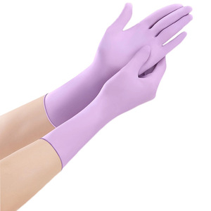 Guantes de nitrilo de grado alimenticio, gruesos, desechables, impermeables, para lavar platos y limpiar la cocina - Product Image 2
