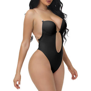 LANGQIN Body gainant dos nu pour femme, rehausseur de fesses, maintien ferme, respirant, fin - Product Image 4