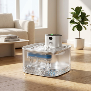 Bebedero Automático Inalámbrico para Mascotas con Sistema de Filtración, Modo Sensor, Batería Recargable, Uso en Interiores para Gatos, Venta al Por Mayor - Product Image 1