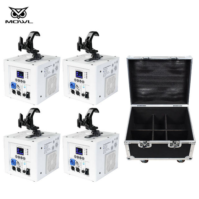 4PC 800w Hanging Waterfall Cold Spark Machine DMX Wireless Remote Control Fireworks Fountain Sparkler Machine for Wedding Stage