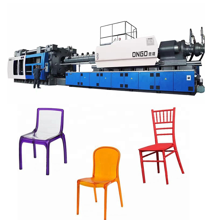 ONGO 1300 тонн, пластиковая машина для литья под давлением, Экологически чистая пластиковая машина для литья под давлением стульев