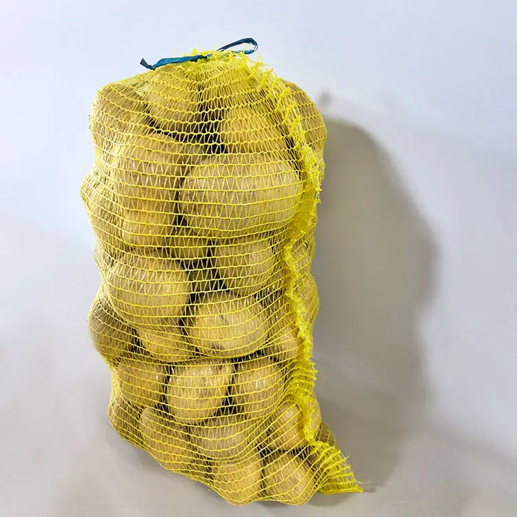 25kg 50kg raschel malha saco cebola batata sacos para legumes pacote