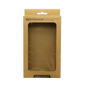 OEM High quality customized printed mobile phone case paper packaging retail box for packaging