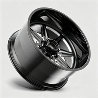 Nouvelles jantes en alliage d'aluminium forgé à profil profond, finition brillante, ajustement universel 22x12 24x14 26x16 6x139.7 8x170 pour 4x4, SUV, pick-up, jantes sport