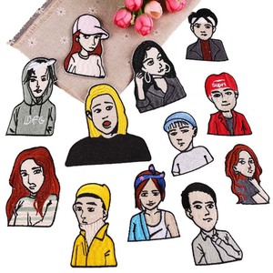 コンピューター刺Embroidery高品質の服Diy装飾エリートフィギュアアイアンオンパッチ - Product Image 5