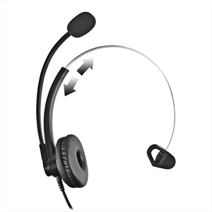 Thiết Kế Mới PC Jack Single Side Văn Phòng Chuyên Nghiệp Tai Nghe Tiếng Ồn Hủy Bỏ Cuộc Gọi Trung Tâm Tai Nghe Với <span class=keywords><strong>Microphone</strong></span> - Product Image 4