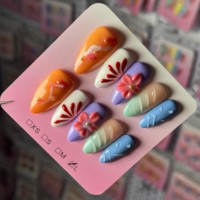 Faux ongles de haute qualité à presser, diverses collections saisonnières, sans intermédiaires, prix d'usine, vente en gros, faits à la main, lisses et épais