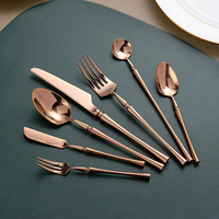 Ensemble de couverts en acier inoxydable 304 de style portugais, écologiques, de qualité alimentaire, durables, pour mariage, maison, hôtel, restaurant